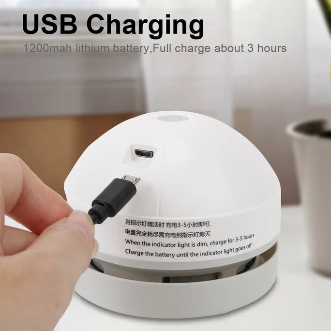 Mini Portable Cordless Desktop Vacuum Cleaner